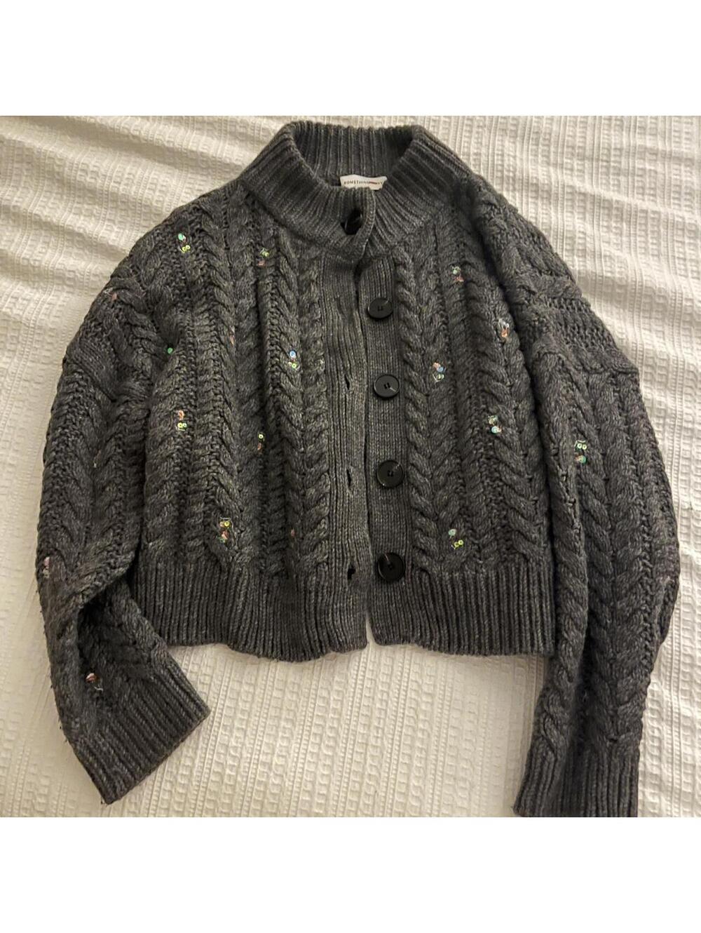 Women's Grey Cardigan